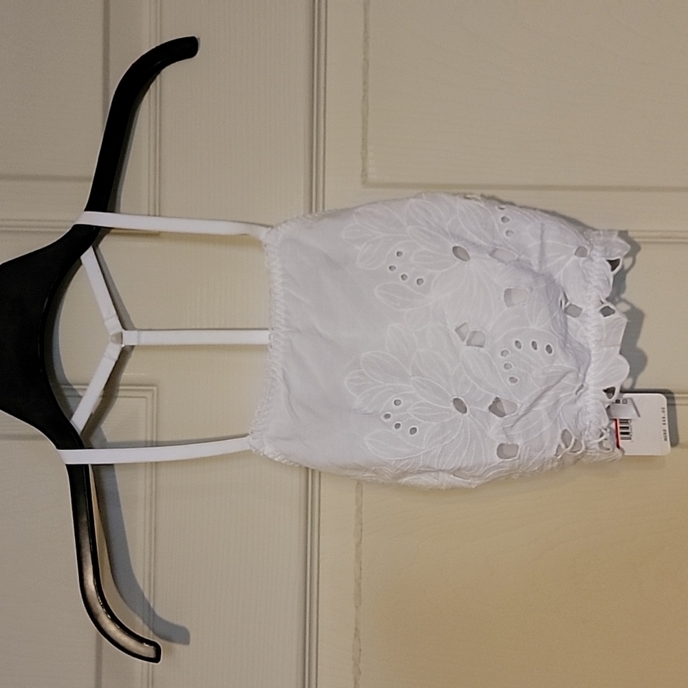 NWT Free people white crop top
